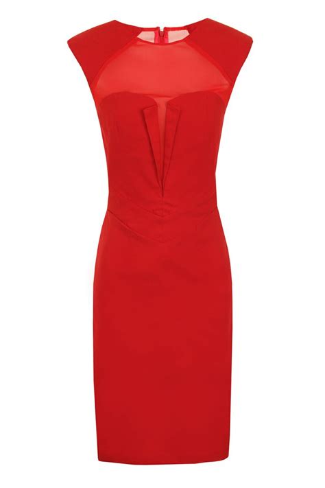 Red Mesh Bodycon Dress Mesh Bodycon Dress Fashion Bodycon Dress