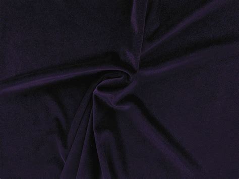 Spandex Plush Stretch Velour Purple