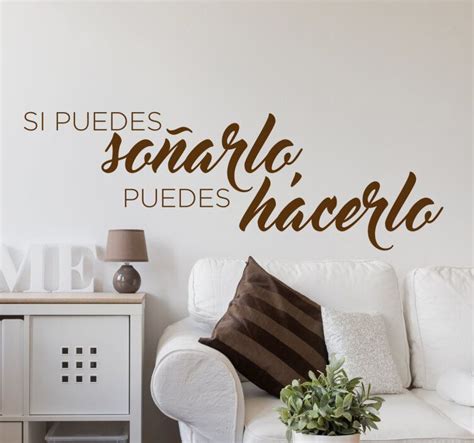 Vinilo decorativo texto motivacional soñar y hacer Vinilos frases