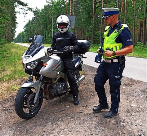 Działania Bezpieczny motocyklista Policjanci ujawnili blisko 70