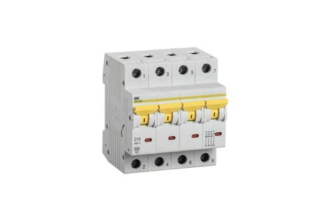 Автоматический выключатель IEK ВА47-60M 4Р 16А 6кА D MVA31-4-016-D ...