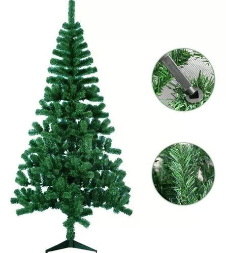 Árvore De Natal Pinheiro Canadense Verde 150cm Galhos Grande MercadoLivre