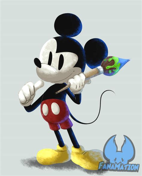 Epic Mickey Style Attempt 1 By Fanamationda On Deviantart