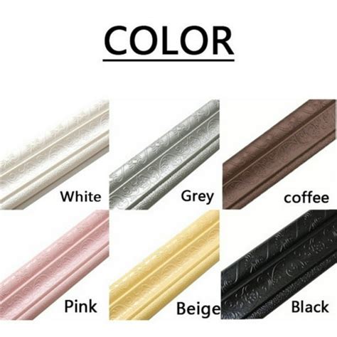 3d Waterproof Wallpaper Border Peel And Stick Wall Border Foam Mirror
