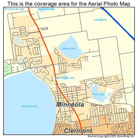 Aerial Photography Map of Minneola, FL Florida