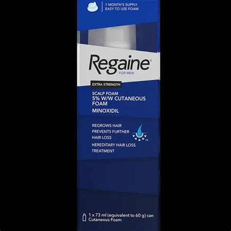 Regaine For Men Extra Strength Scalp Foam Single Pack