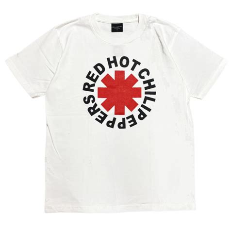 レッドホットチリペッパーズ Red Hot Chili Peppers ロックTシャツ バンドTシャツ x半袖 メンズ レディース ロック 白 ホワイト レッチリ オルタナ パンクロック