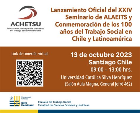 Conmemoración De Los 100 Años Del Trabajo Social En Chile Y Latinoamérica