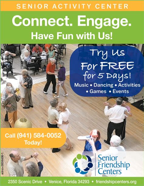 Senior Activity Center Friendship Centers Venice Venice Fl