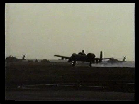 Battle-damaged 926th TFG A-10A Warthog Desert Storm - YouTube