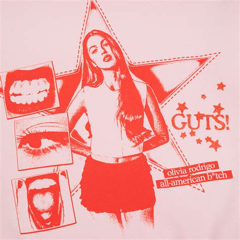 Guts World Tour Crewneck Pullover In Pink Olivia Rodrigo Official Store