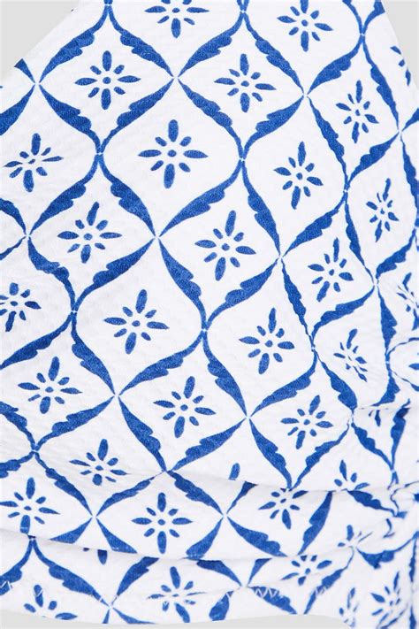 Heidi Klein Capri Printed Halterneck Bikini Top The Outnet