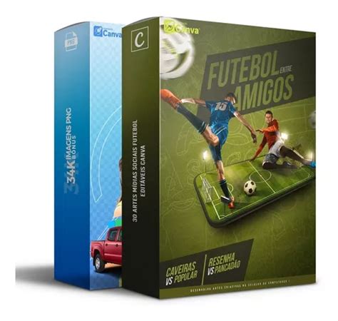 Pack Futebol Editável Direto No Canva 30 Artes Story MercadoLivre