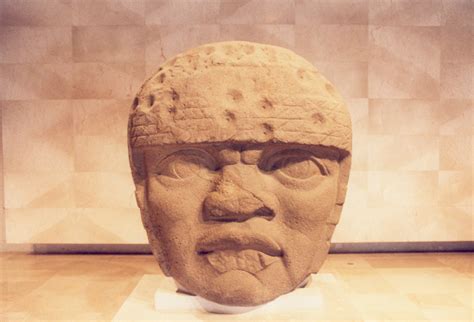 Olmec Colossal Head No Xalapa Anthropology Museum Mexico