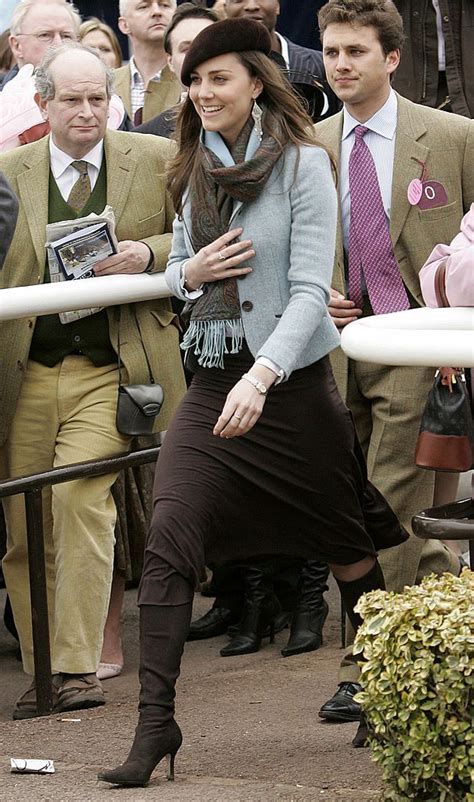 Kate Middleton Attends The Forth Day Of The Cheltenham Festival Race