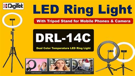 Best Ring Light For Youtube Digitek LED Ring Light DRL 14 C Digitek