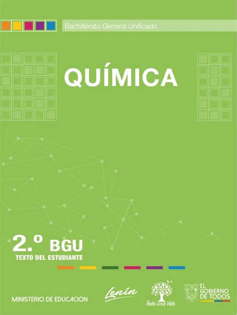 Libro de Química 2 BGU 2025 en PDF Libros del Ministerio