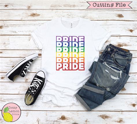 Rainbow Pride Svg Gay Pride Svg Lgbtq Svg Files For Cricut Etsy