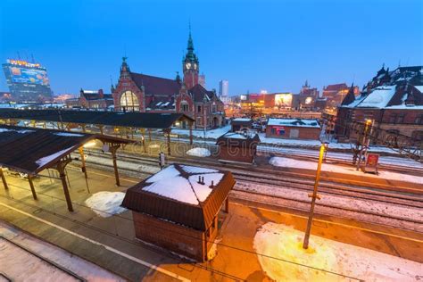 Main Railway Station In Gdansk Poland Editorial Photography Image Of