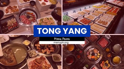 TONG YANG MENU PHILIPPINES & UPDATED PRICES 2025