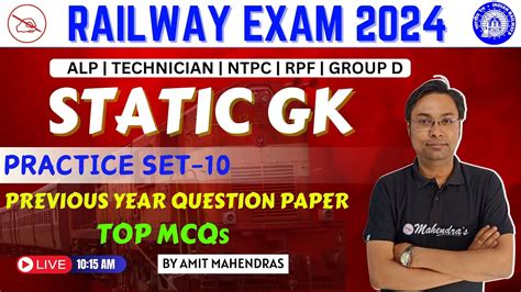 Railway Exam Gk Gs Static Gk Rrb Alp Static Gk Most