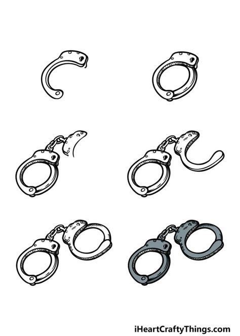 How To Draw Handcuffs