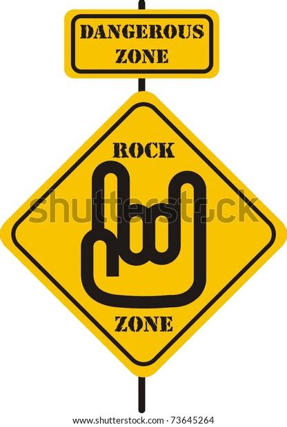 Rock Roll Sign Stock Vector Royalty Free 73645264 Shutterstock