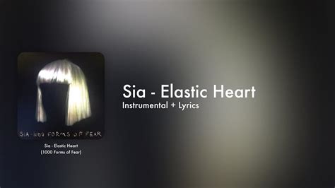 Sia Elastic Heart Official Instrumental Lyrics On Screen Karaoke