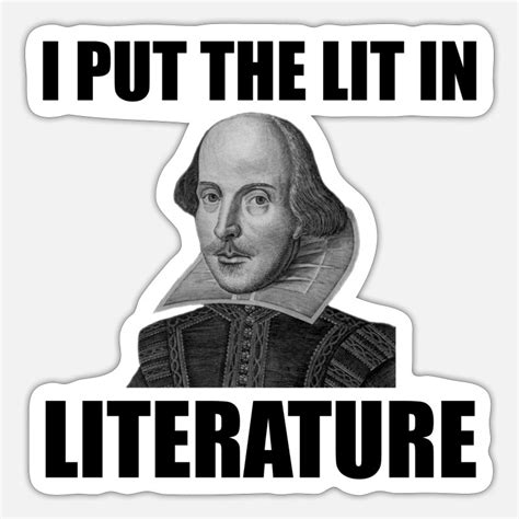 Shakespeare Stickers Unique Designs Spreadshirt