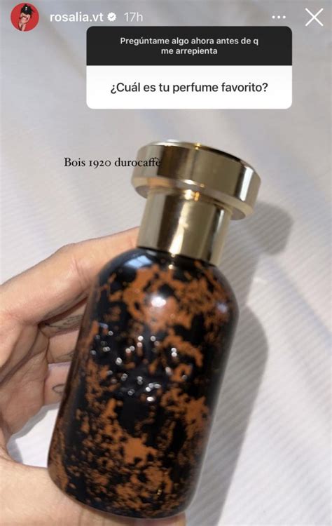 El Perfume Favorito De Rosal A Huele A Caf Y Es Unisex