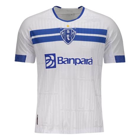 Camisa Paysandu Away Lobo Branca Torcedor Masculina