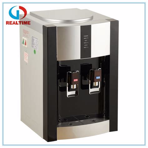 Hot Cold Compressor Cooling Desktop Black Silver Water Dispenser Rt Et Pou Water
