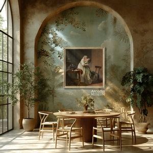 Sapphic Kiss Poster Lesbian Artwork Vintage Painting Gay Wall Art Renaissance Decor Deux