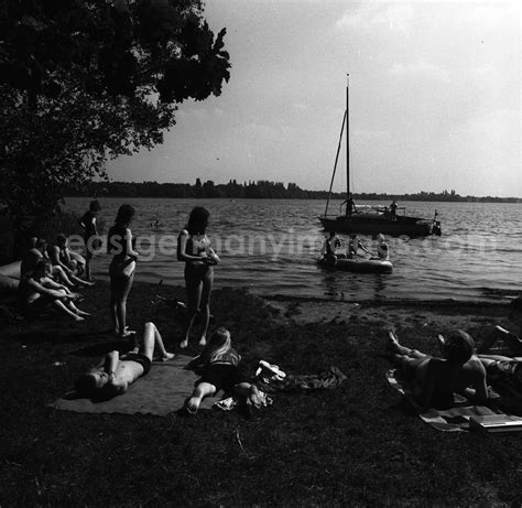 Gdr Picture Archive Berlin K Penick Campingurlaub Am Krossinsee Im