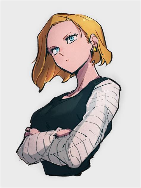 Safebooru 1girl Android 18 Black Shirt Blonde Hair Blue Eyes Closed Mouth Dragon Ball Dragon