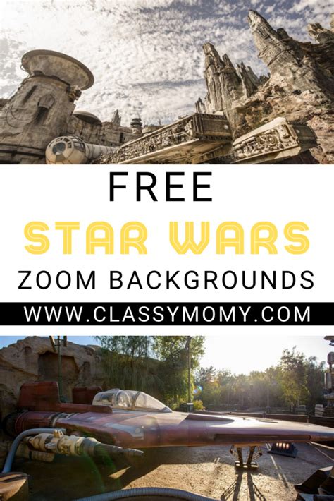 10 Free Star Wars Galaxy's Edge Zoom Backgrounds to download. Free Star ...