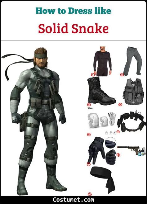 Solid Snake Costume for Halloween