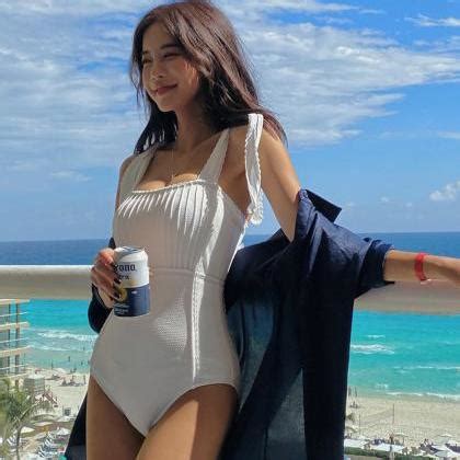 New Sexy Tube Top Triangle One Piece Swimsuit Bikini Swimwear On Luulla