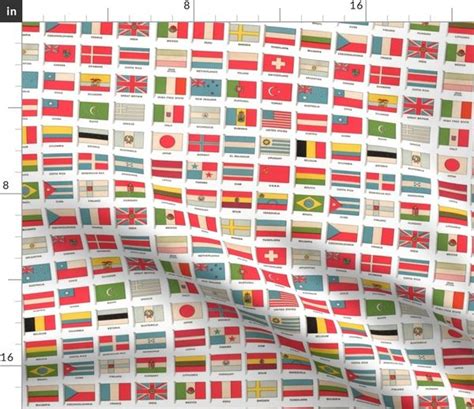 Vintage Flags Of The World