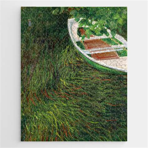 Claude Monet La Barque New Color Editing Jigsaw Puzzle By