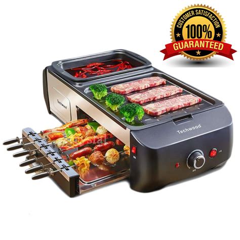 Multifunctional Electric Griddle Hot Pot Barbecue Grill All In One Machine