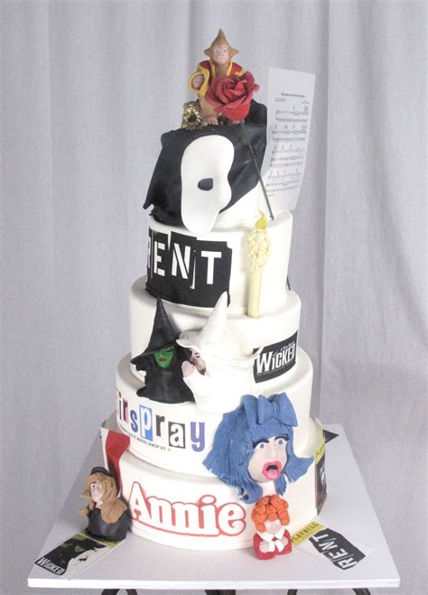 On Broadway Cake Birthday Cake Decorating Theatre Cake Broadway