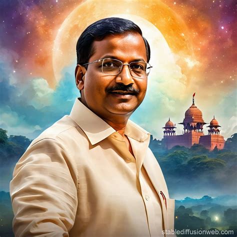 Arvind Kejriwal Portrait Stable Diffusion Online