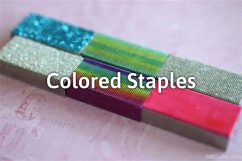 Colored Staples - Customize Your School and Office Supplies - AB Crafty