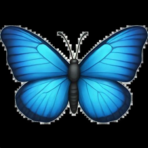 Blue Butterfly Emoji Ai Emoji Generator