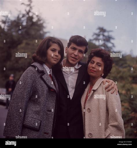 FRANK SINATRA JR with sister Tina Sinatra and mother Nancy Barbato ...