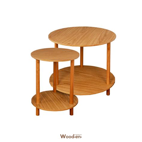 Jual Wooden Projects Meja Susun Sudut Ruang Tamu Keluarga Belajar