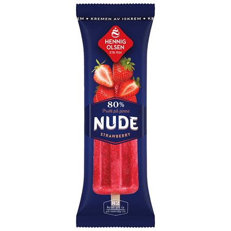 Nude Strawberry Frukt Ml Hennig Olsen Meny No