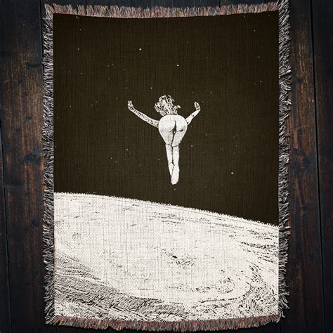 Sky Dive Vintage Fantasy Sci Fi Nude Woman Flying In Space Etsy