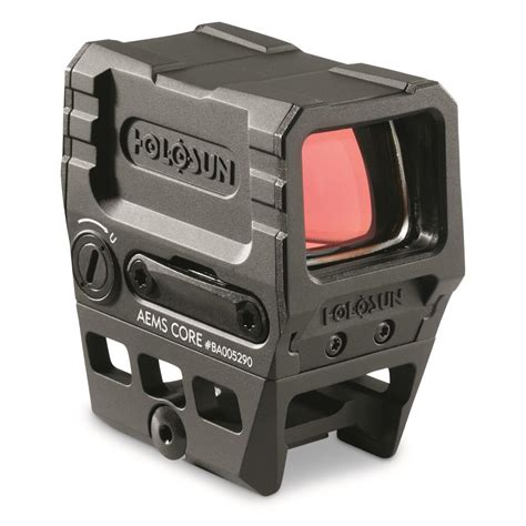 Holosun AEMS CORE Enclosed Reflex Sight, 2 MOA Red Dot - 728060 ...